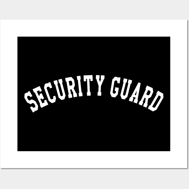 Security Guard Wall Art by KC Happy Shop